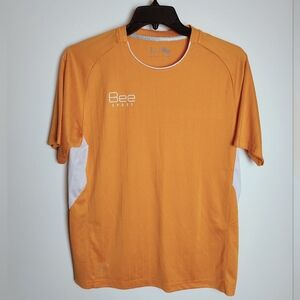 Bee Sport Men's Breathable Practice Jersey Running Performance T-shirt, L & XL